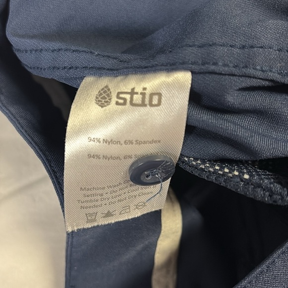 STIO Coburn Jogger Nylon Outdoor Pants Navy Blue Size 2 Bouldering Hiking - Picture 7 of 7